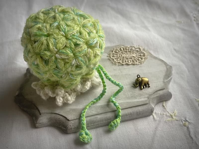 Knitting 生命之花束口袋 - 睡蓮池