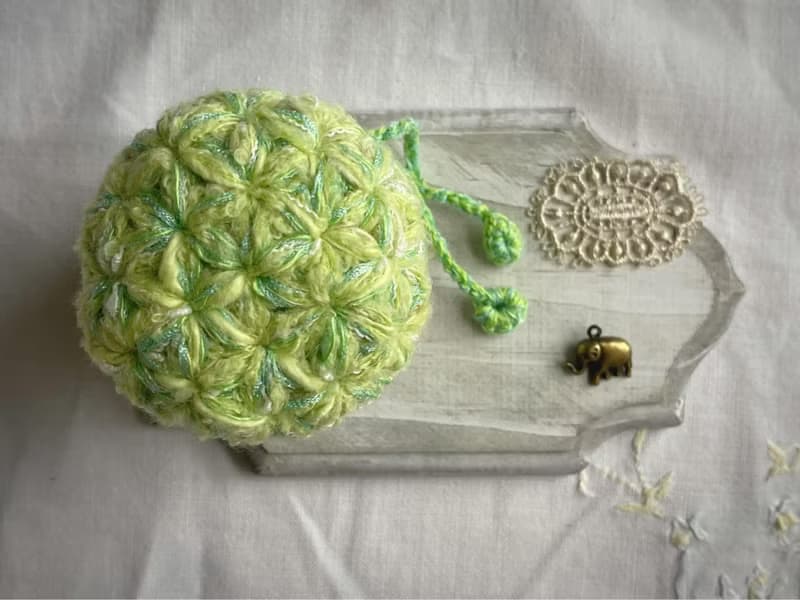 Knitting 生命之花束口袋 - 睡蓮池