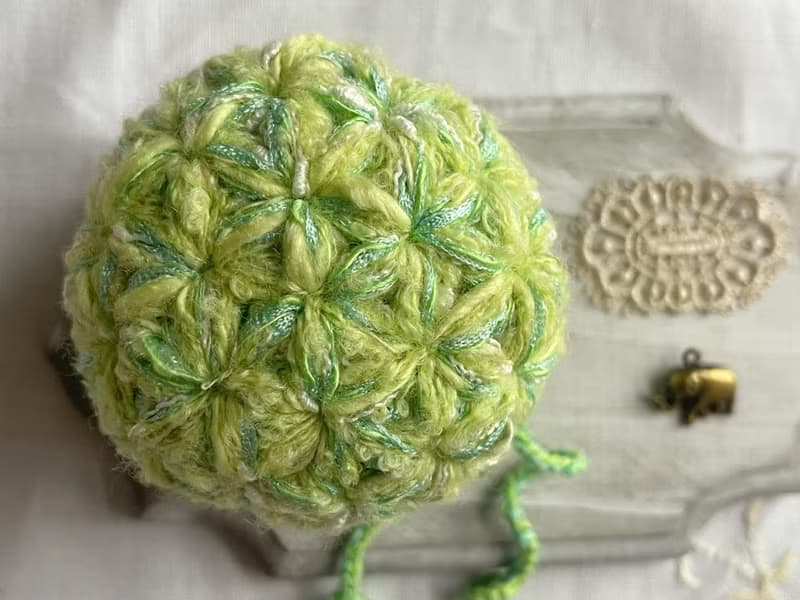 Knitting 生命之花束口袋 - 睡蓮池