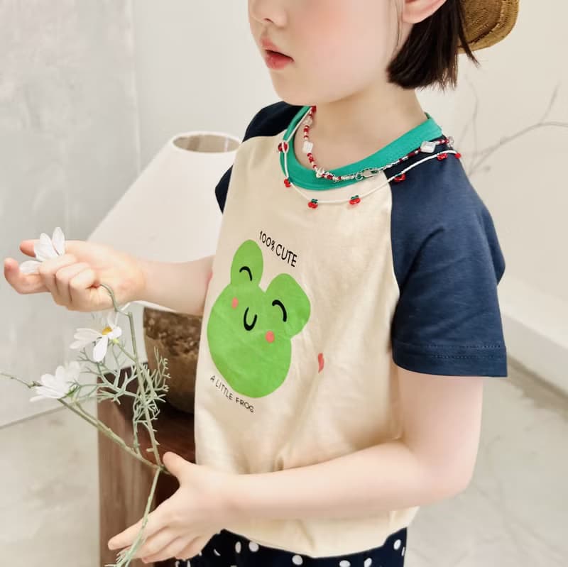 小青蛙純棉運動T恤 / T-shirt 上衣 童裝