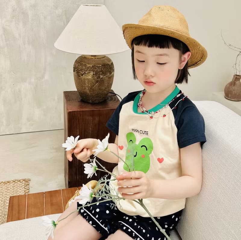 小青蛙純棉運動T恤 / T-shirt 上衣 童裝