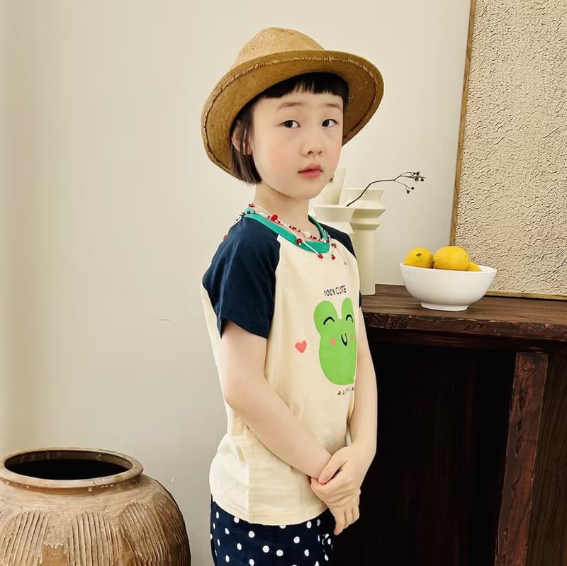 小青蛙純棉運動T恤 / T-shirt 上衣 童裝