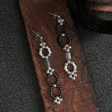 萬物圓潤天道 透白水晶x925純銀耳環 earrings ピアス イヤリング