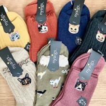 母の日にも_イエベさんの猫靴下_7足セット