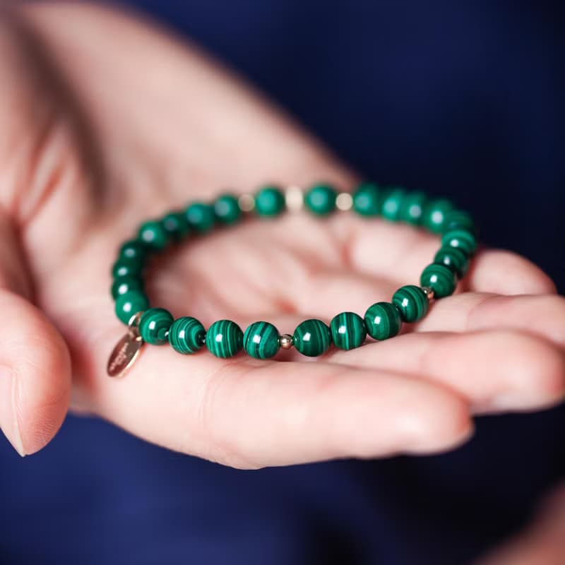 孔雀石手鍊