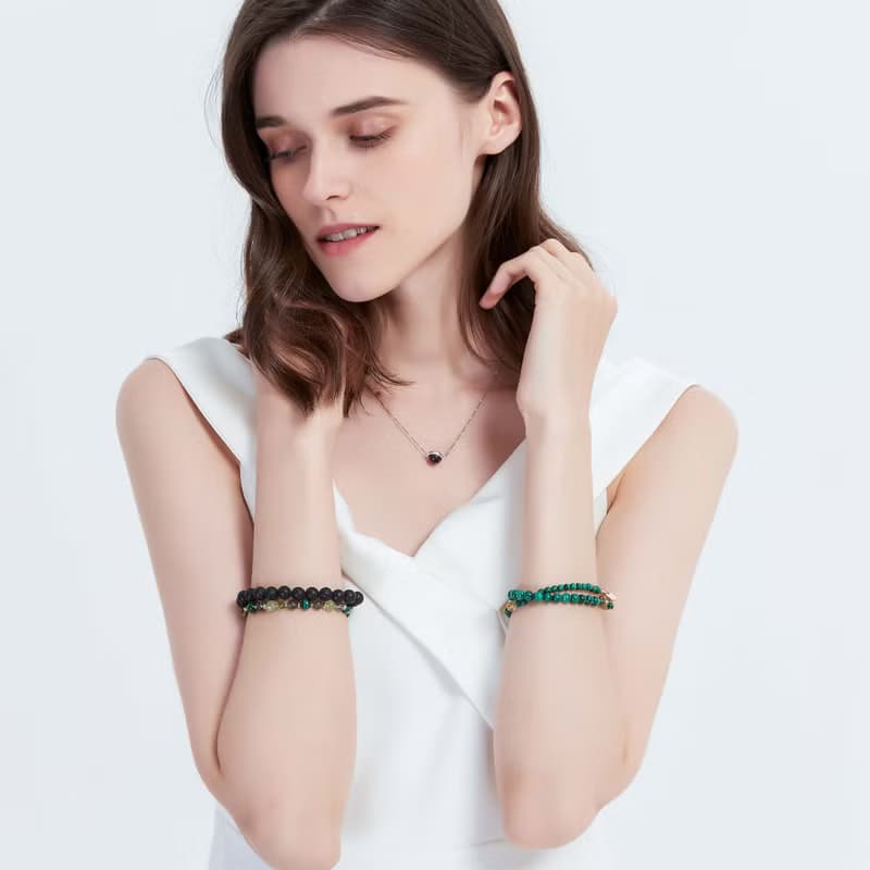 孔雀石手鍊