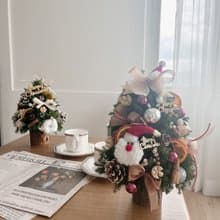 雪松聖誕樹紅色系裝飾 永生聖誕樹 聖誕節裝飾 聖誕禮物 交換禮物