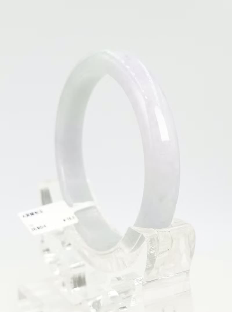 寶麗金珠寶-天然春帶彩A貨緬甸玉手鐲