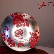 新居落成禮【富貴牡丹聚寶大缽】風雅銀