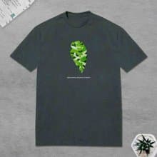 植物 迷彩粗肋草 觀葉植物 T恤