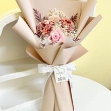 【畢業禮物】康乃馨鈔票花束 售價含現金 永生花束 有錢花束