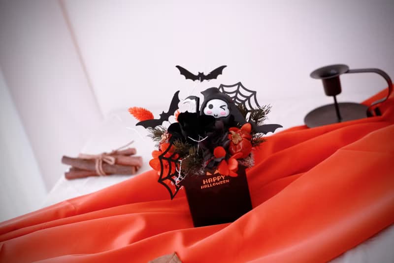 Halloween Boo Box。永生花禮 桌花 萬聖節 節慶