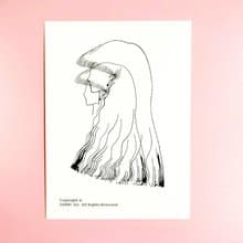 防水貼紙 機車貼紙 行李箱貼紙  無臉男 安全帽貼紙 悠遊卡