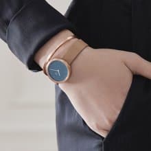 Storm Cloud MN 28mm 淺駝色意大利皮帶 日本石英機芯 藍寶石鏡面