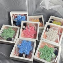 【手工製作】雪花造型擴香石禮盒/贈3ml精油