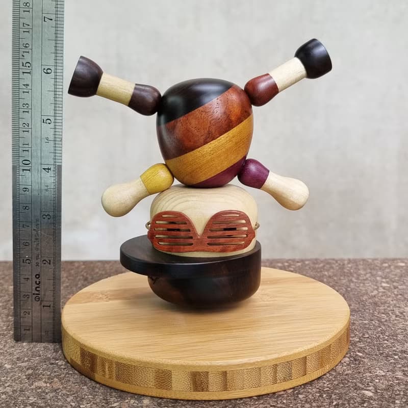 HEADSPIN wood craft sculpture model decoration