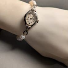 GRUEN 10K包金 天然鑽石 女仕機械古董錶