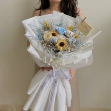 多款質感大花束 情人節花束 畢業花束 生日禮 乾燥花 母親節花束