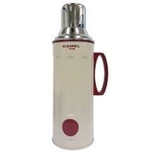 駱駝牌 1.1L 玻璃膽真空保溫壺糖果色壺身 燕麥色 312OA