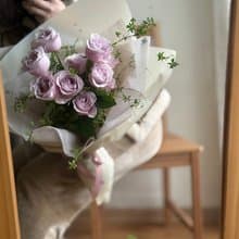 紫霧玫瑰 告白花束 鮮花花束 生日花束