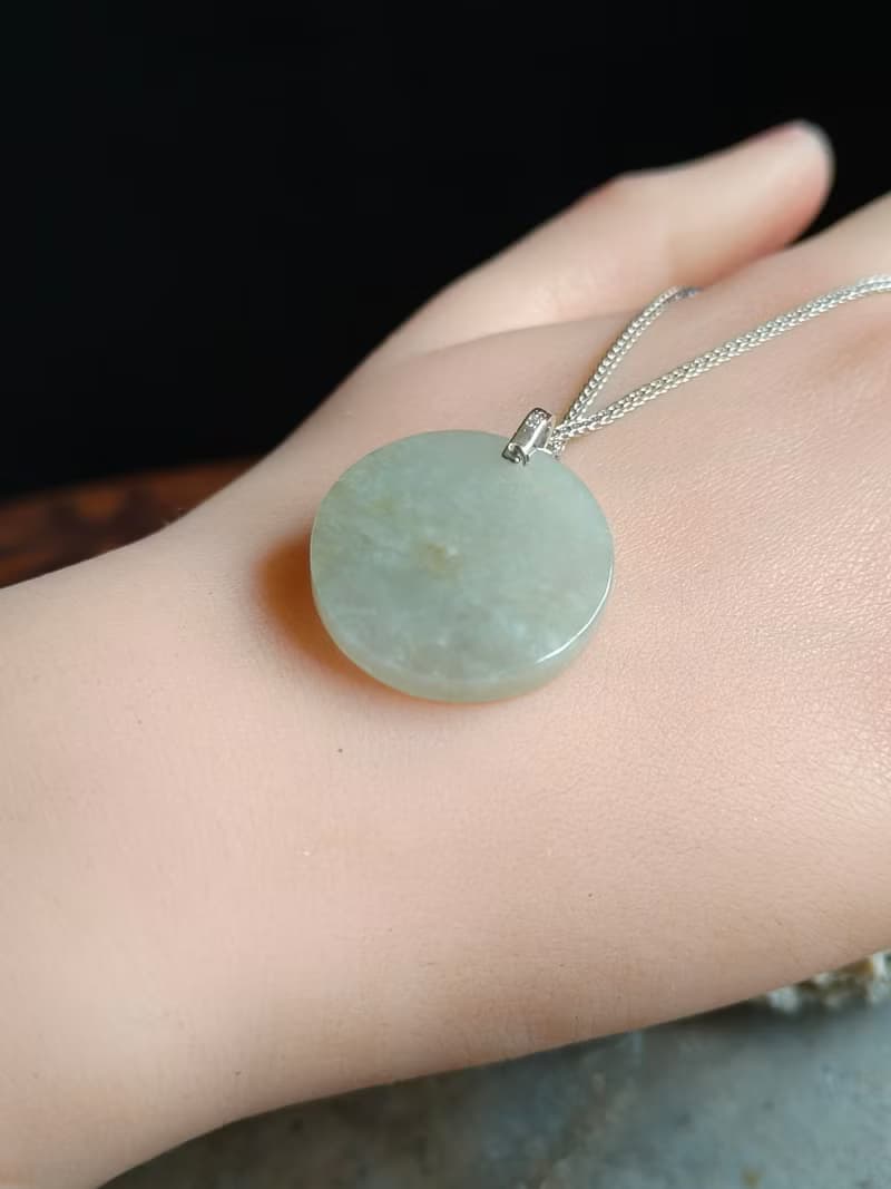 平安無事-天然緬甸翡翠無事牌項鍊-本命年推薦-招好運保健康5