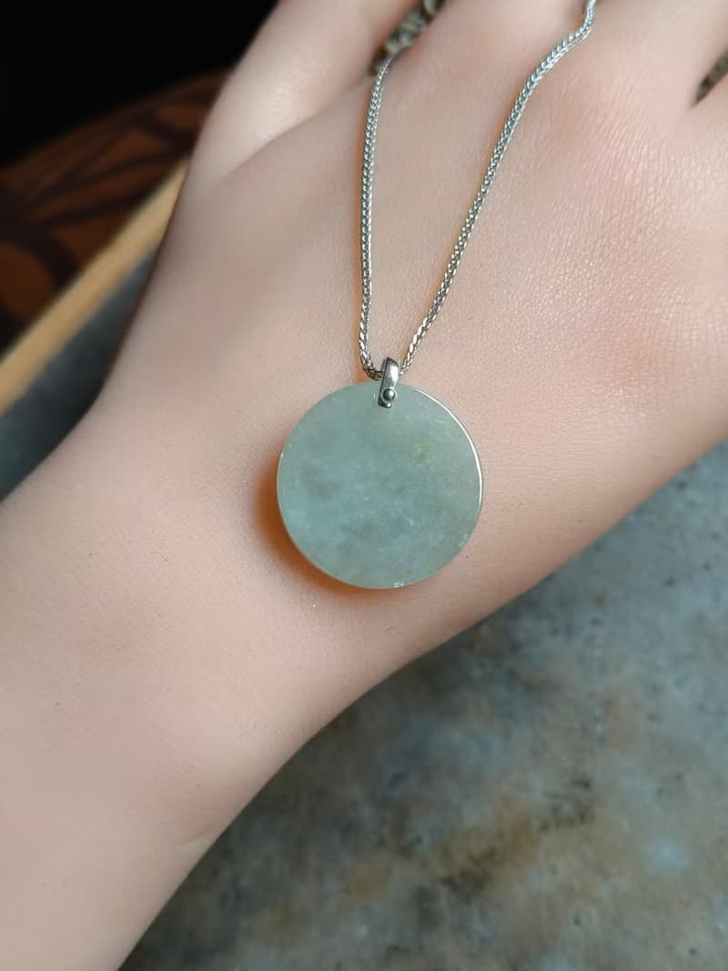 平安無事-天然緬甸翡翠無事牌項鍊-本命年推薦-招好運保健康5