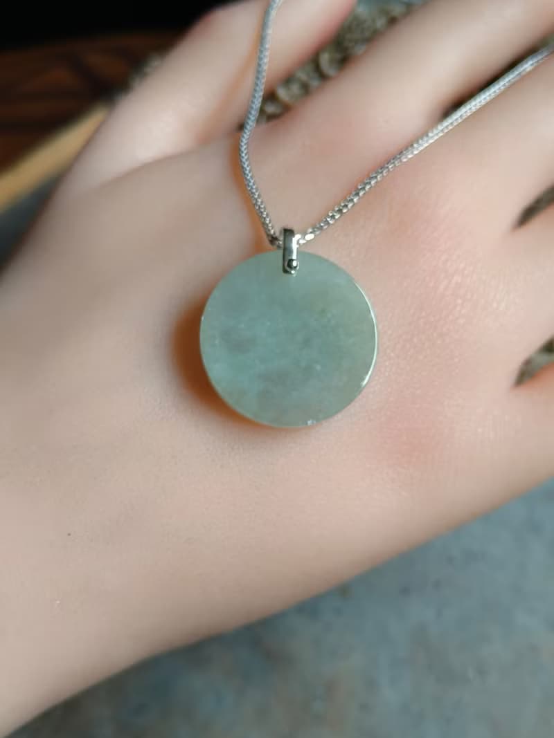 平安無事-天然緬甸翡翠無事牌項鍊-本命年推薦-招好運保健康5