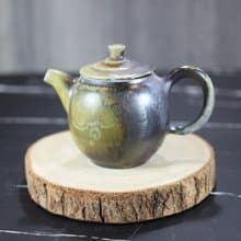 【送禮好物】柴燒 原礦土塗層 手工茶壺 名家葉敏祥手工作品