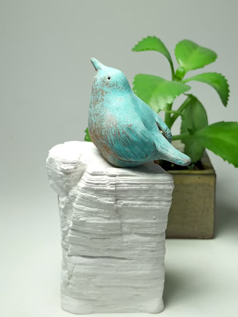 水鶇/銅綠效果 -交換禮物 聖誕禮物 鳥