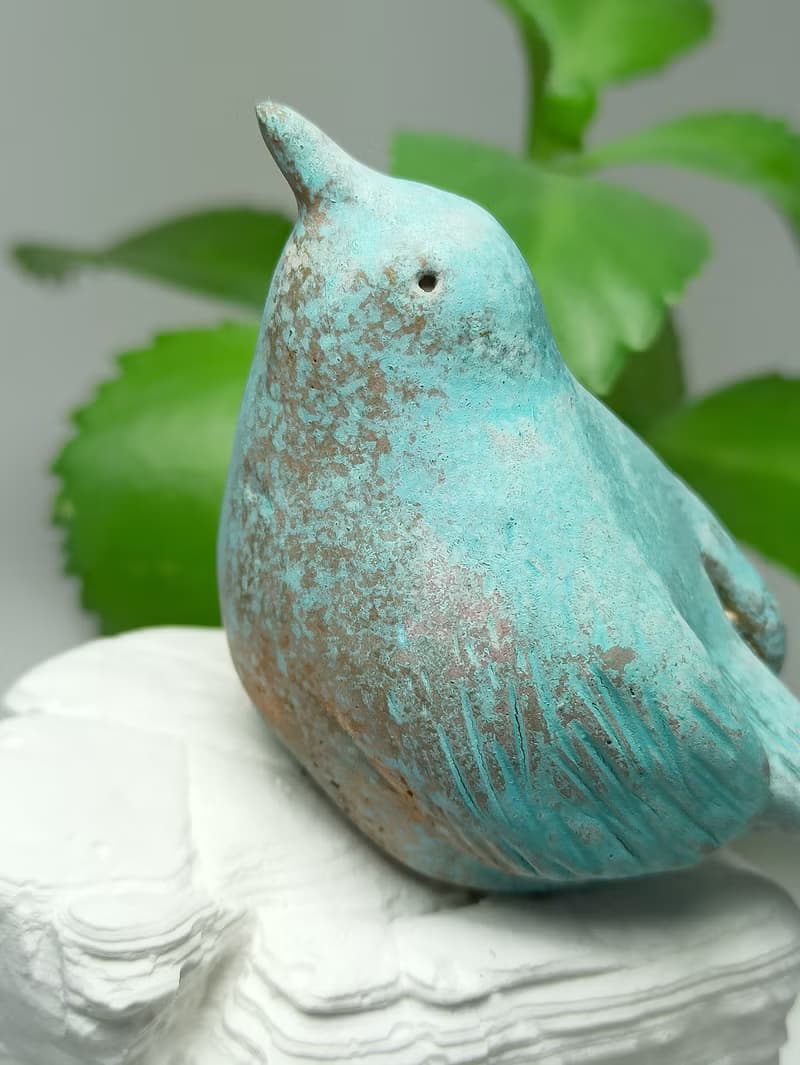 水鶇/銅綠效果 -交換禮物 聖誕禮物 鳥
