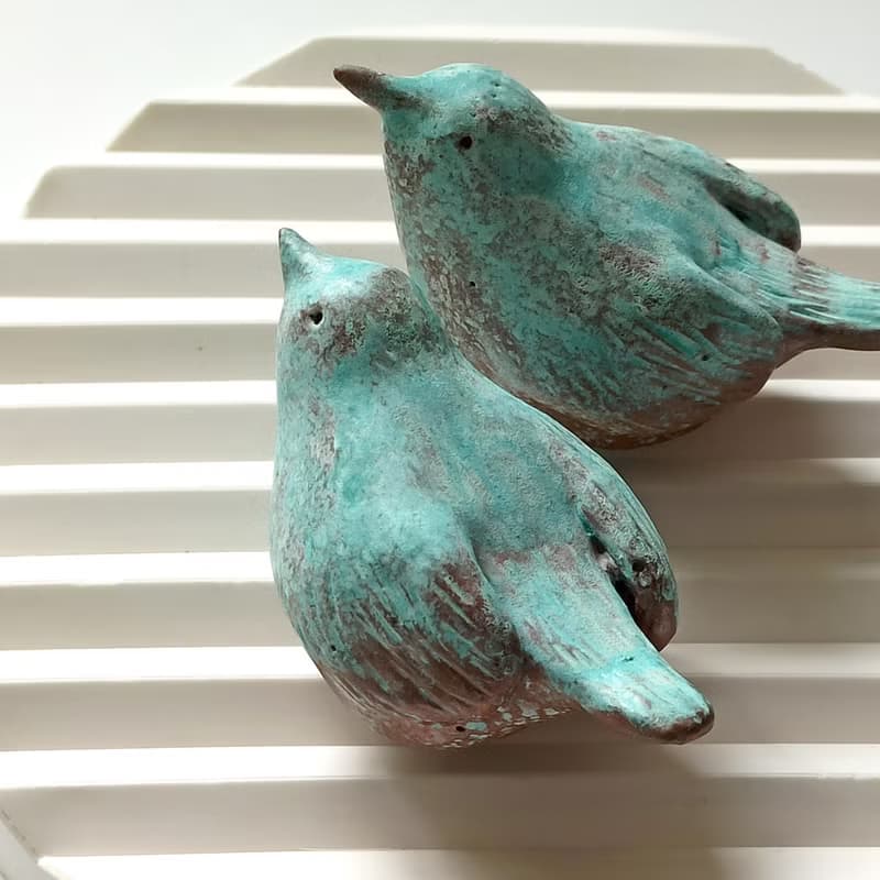 水鶇/銅綠效果 -交換禮物 聖誕禮物 鳥