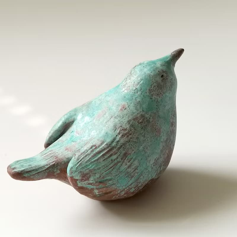水鶇/銅綠效果 -交換禮物 聖誕禮物 鳥