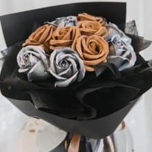 焦糖玫瑰花束/香皂花花束/生日花束/情人節花束/告白花束/永生花