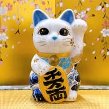 【富濤萬両】日本清水燒招財貓 | 神奈川沖浪裏 - 千万両