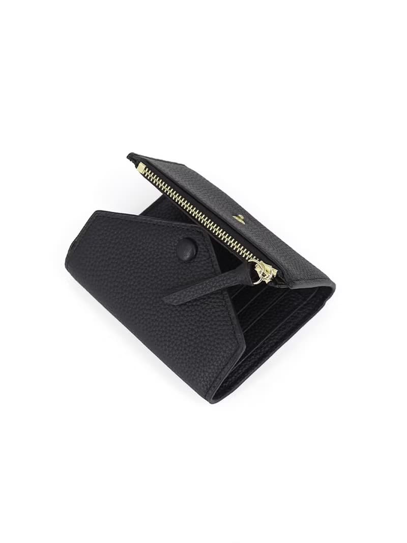 大容量 三折頭層牛皮錢包