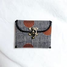 wallet - Orange Dot Blend Tweed