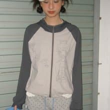 oddmaker*鳥鳥一聯名 夏日拼接袖波點可愛印花薄紗防曬服外套