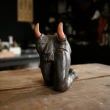 下半身惡魔 (陶偶 雕塑 手工)