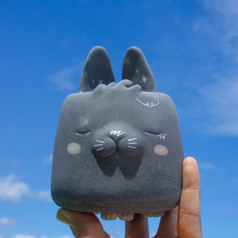 銀河光兔 水泥盆器 盆景 植栽 禮物 禮品 送禮 年節
