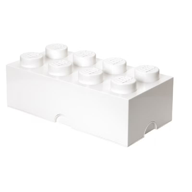 Room Copenhagen 樂高 LEGO 8凸收納盒-白色(40040635)