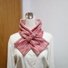 可調式短圍巾.scarf 保暖圍脖 雙面雙色 大人.小孩均適用