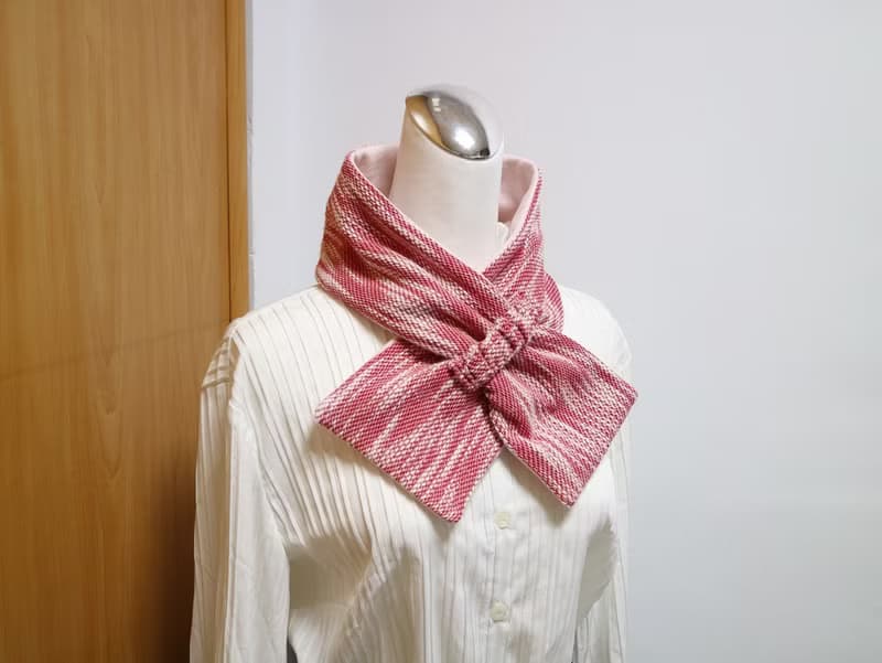 可調式短圍巾.scarf 保暖圍脖 雙面雙色 大人.小孩均適用