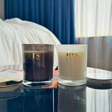晨沐禪茶 夜沐黑茶 荔枝氣泡酒 花漾龍舌蘭 香氛蠟燭組 融蠟燈