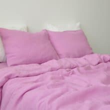 Bubble gum linen duvet cover / Softened linen / Comforter cover / Quilt cover