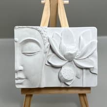 開運商品 氣度首創 佛藝擴香擺件 佛像擺飾(八) 附木架 水泥軟裝