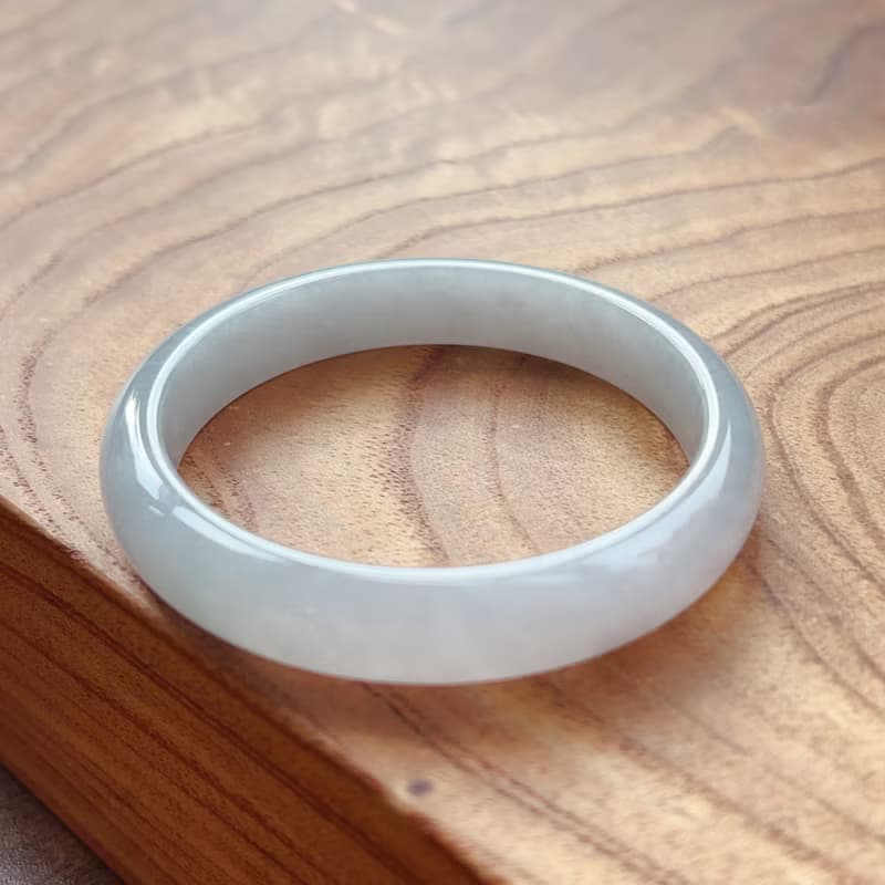 冰種翡翠手鐲 | 19圍 | 天然緬甸玉翡翠A貨 | 送禮