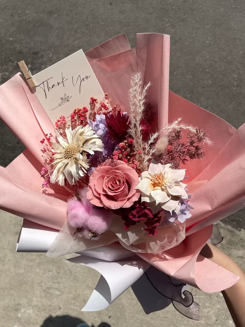 Time flower蒔花/永生乾燥花束/母親節 情人節 送禮首選