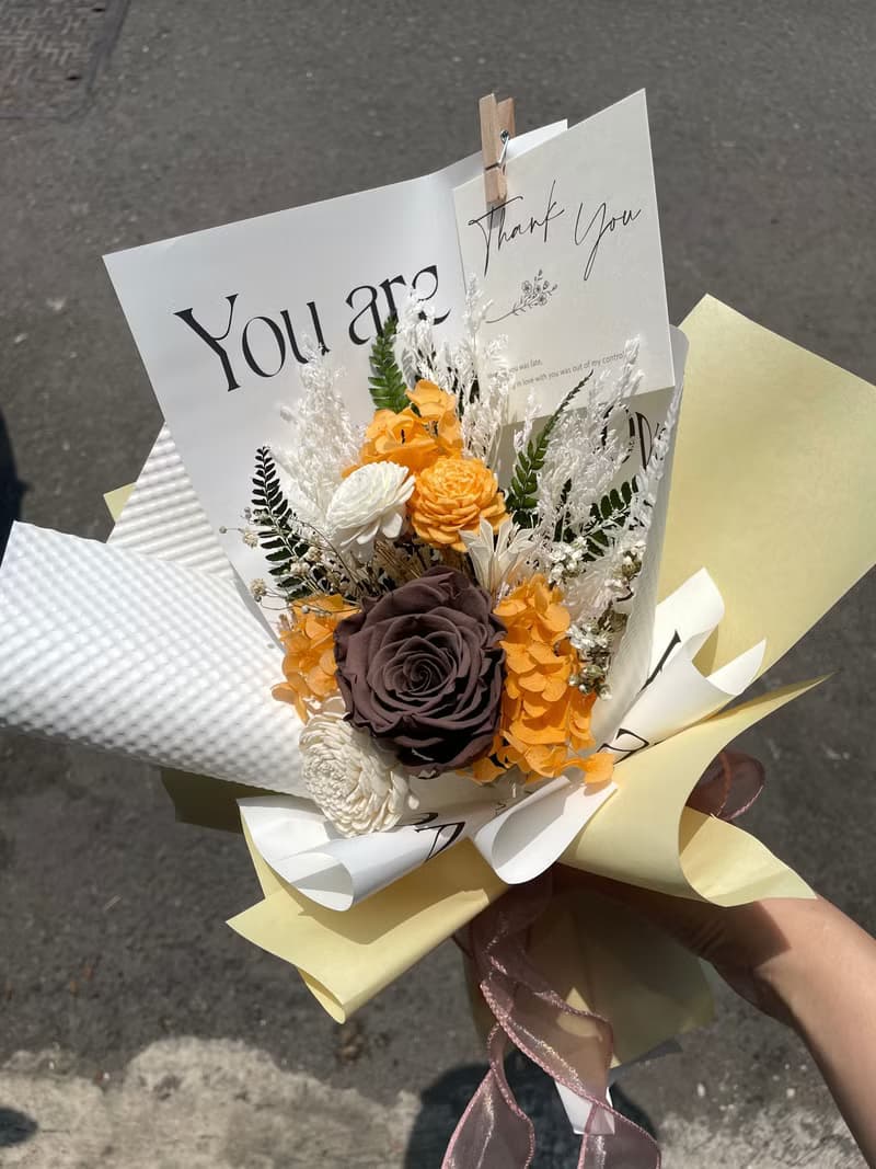 Time flower蒔花/永生乾燥花束/母親節 情人節 送禮首選