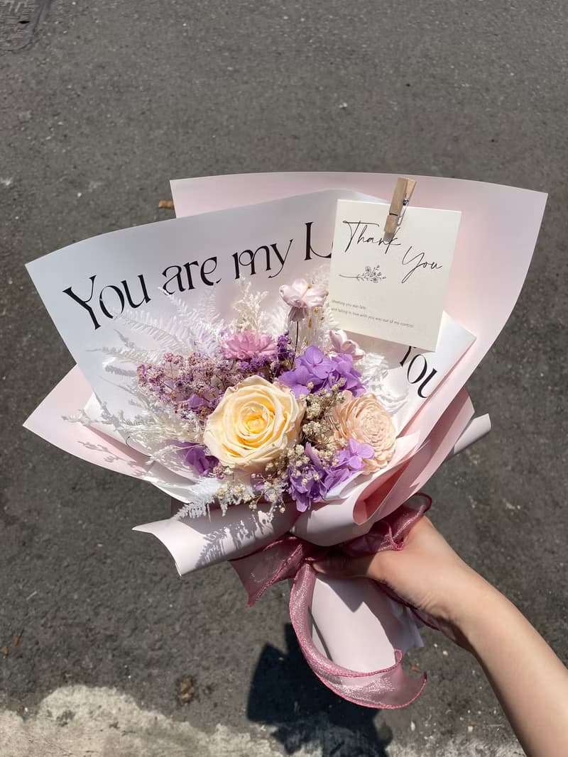 Time flower蒔花/永生乾燥花束/母親節 情人節 送禮首選