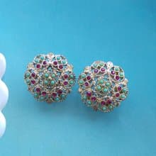 Vintage Jewelry 西洋古董飾品 SARAH COV  Ceylon 夾式耳環